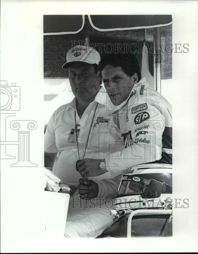 1987 Press Photo Roberto Guerrero & Vince Granatel (R) - cvb70522 - Historic Images