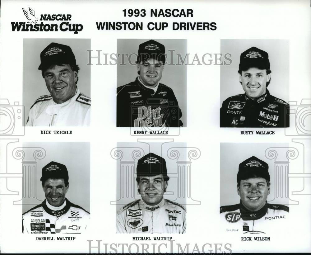 1993 Press Photo The 1993 NASCAR Winston Cup Drivers - cvb70695 - Historic Images