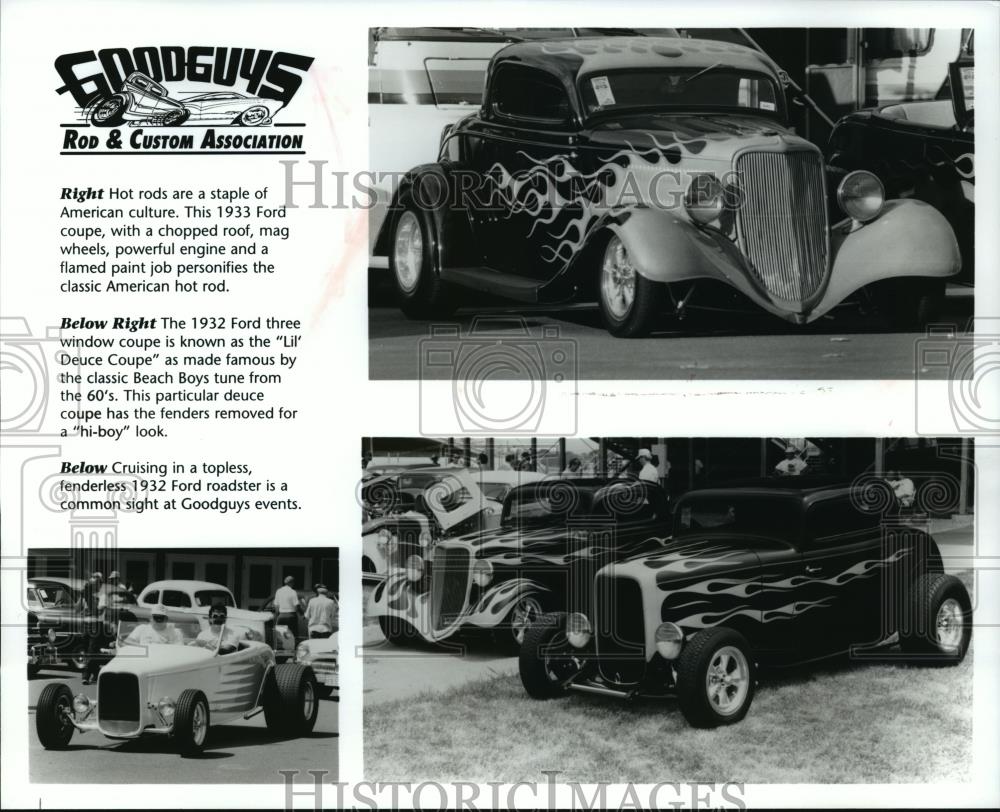 1997 Press Photo Good Guys Rod &amp; Custom Association&#39;s Unusual automobiles - Historic Images
