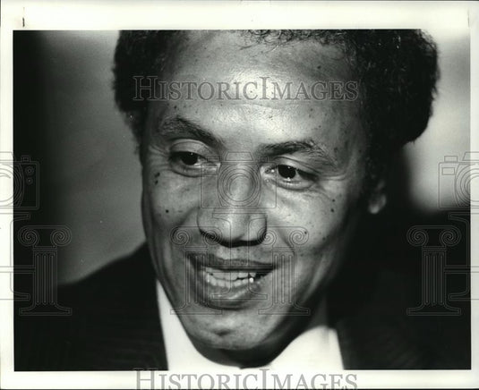 1986 Press Photo Len Wilkins Cavs new coach - cvb70704 - Historic Images
