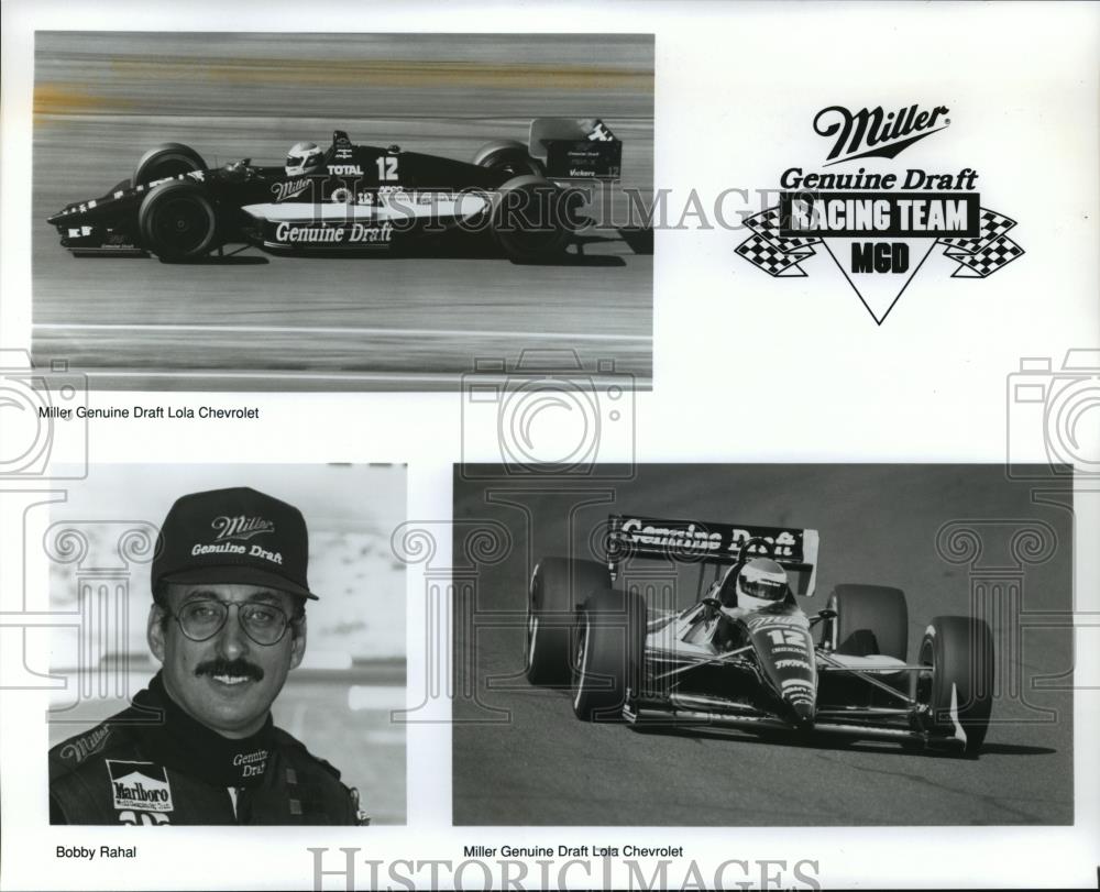 Press Photo Miller Genuine Draft Lola Chevrolet-Driver Bobby Rahal - cvb70716 - Historic Images