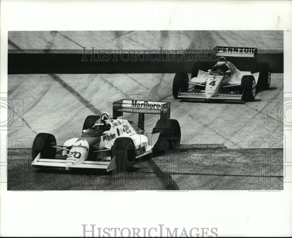 1989 Press Photo Fittipaldi won the race the 500, 45 seconds - cvb70942 - Historic Images