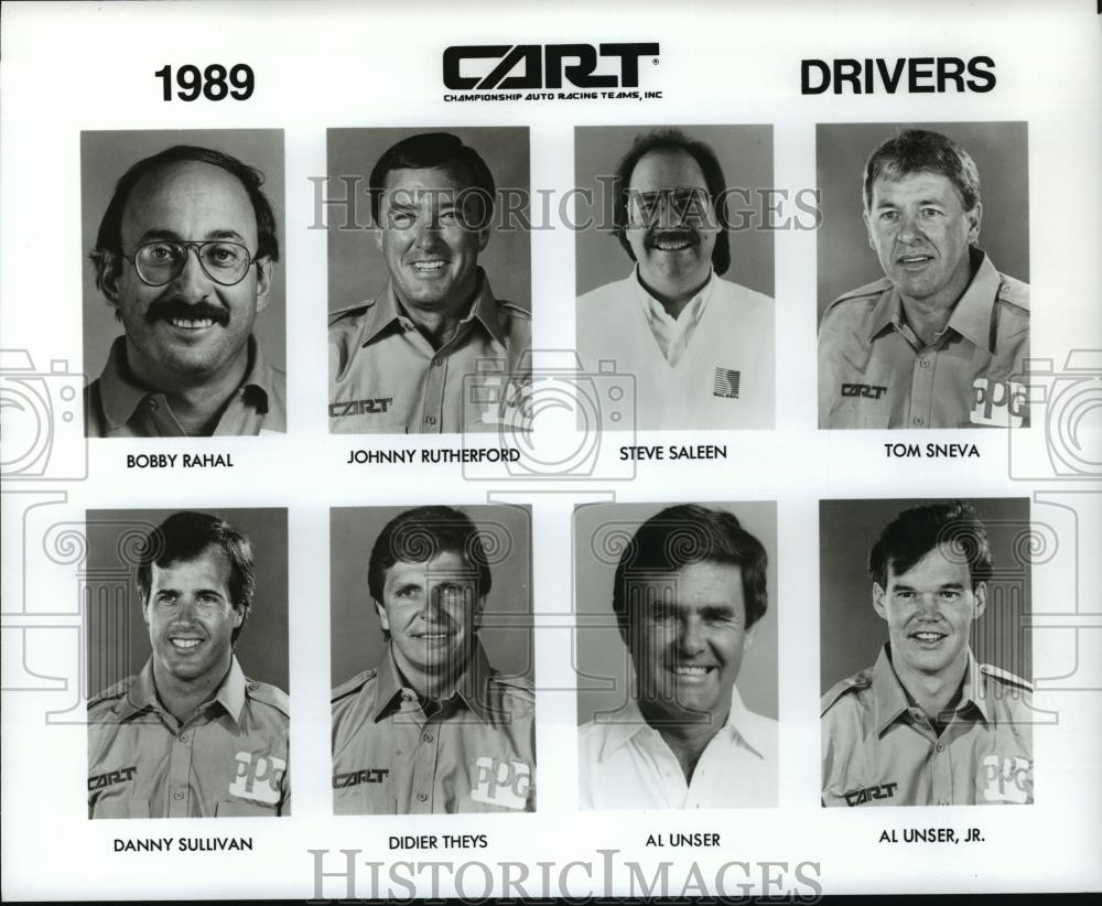 1989 Press Photo Cart Drivers - cvb70943 - Historic Images