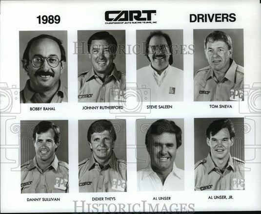 1989 Press Photo Cart Drivers - cvb70943 - Historic Images