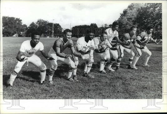 1978 Press Photo John Marshall High football team membmers - cvb71035 - Historic Images