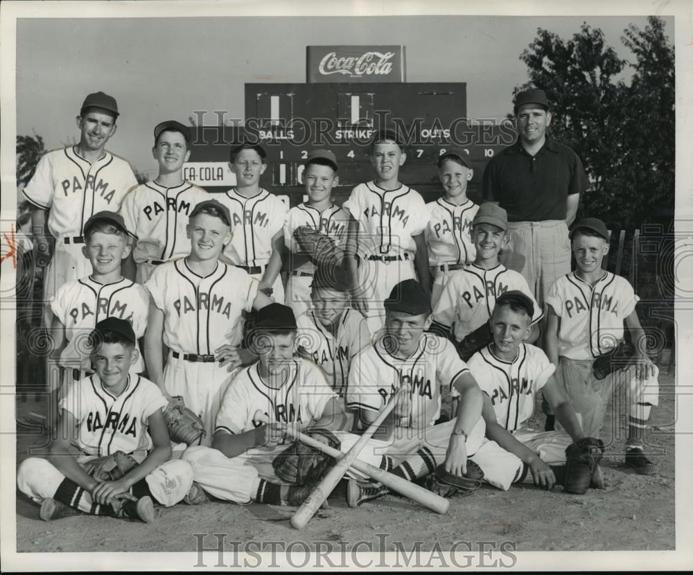 1953 Press Photo Parma Little League All Star Team - cvb71082 - Historic Images