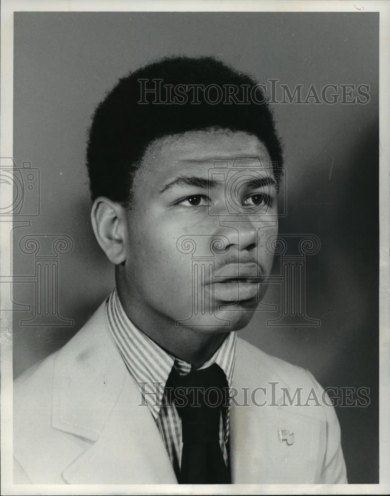 1976 Press Photo Tony Jackson, St. Joseph Football - cvb71436 - Historic Images