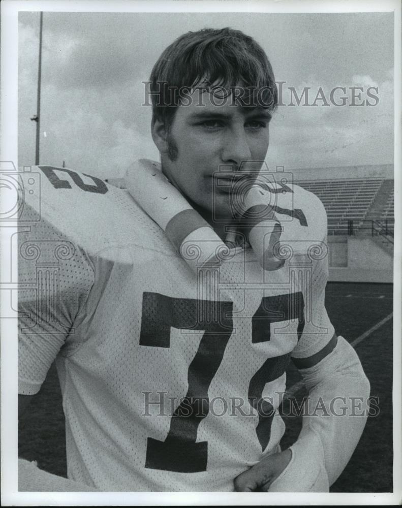 1971 Press Photo Tom Jake, Berea High Football Player - cvb71447 - Historic Images