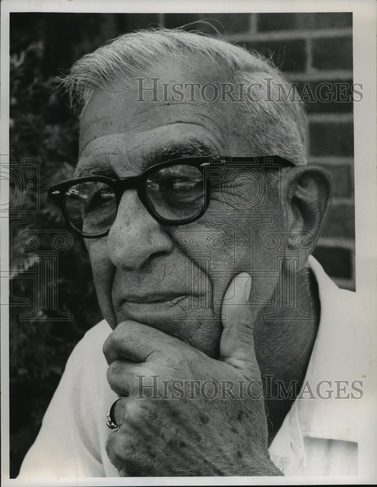 1966 Press Photo Roger Peakinpaugh, 72 years old - cvb71597 - Historic Images