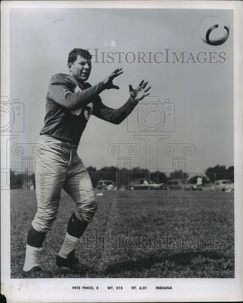 1953 Press Photo Pete Pihos, E. Wt. 215, HT. 6.01 Indiana - cvb71629 - Historic Images