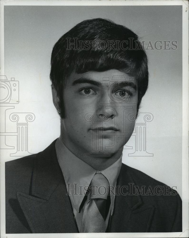 1971 Press Photo Cathedral Latin High football player-Jim Weiler - cvb71659 - Historic Images