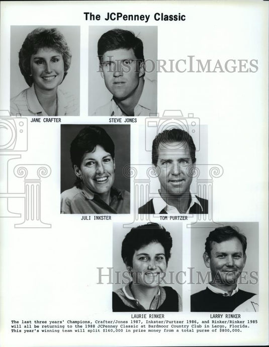 Press Photo JC Penney Classic -Last three years Champions. - cvb71910 - Historic Images