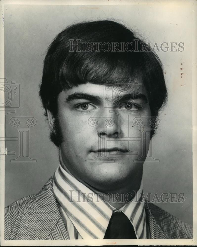 1972 Press Photo Jim Weiler High School Football Player - cvb71935 - Historic Images