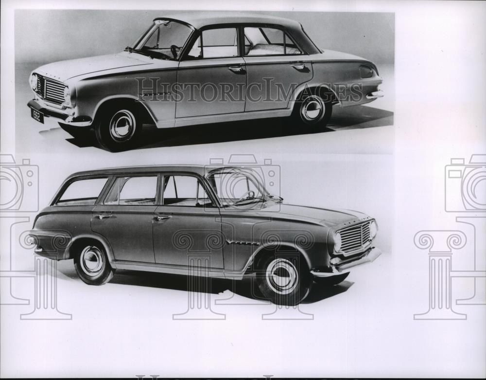 1961 Press Photo 1962 Vauxhall Victor Super Four door sedans and station wagons - Historic Images