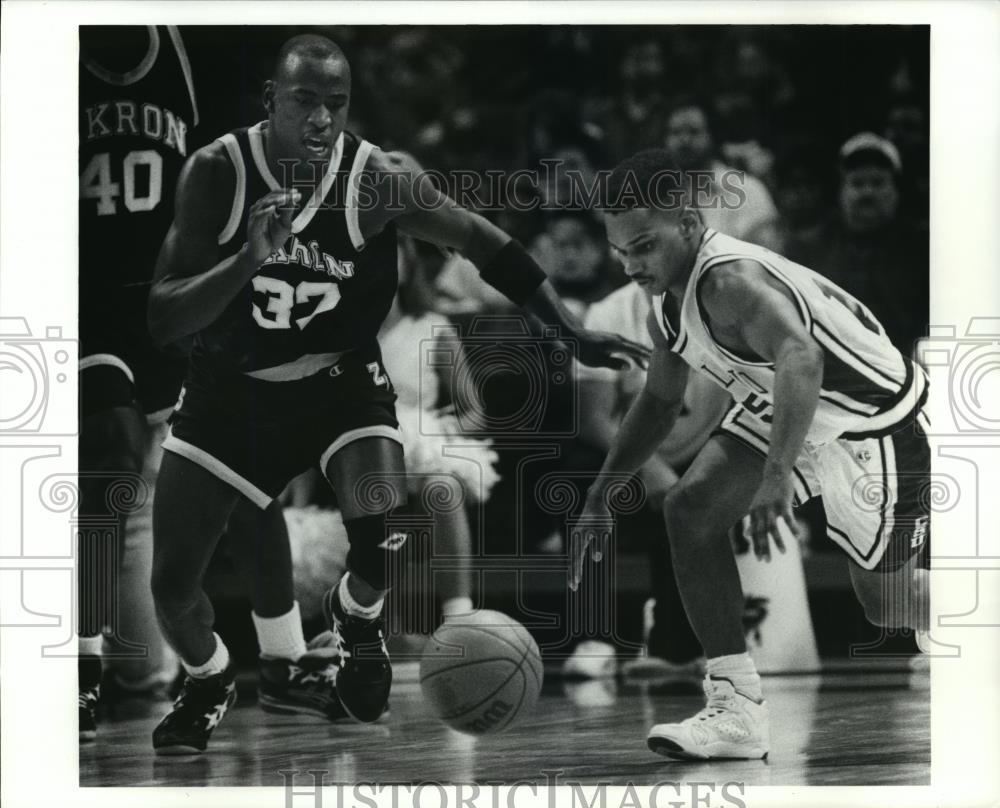 Press Photo Akron against CSU - cvb72194 - Historic Images