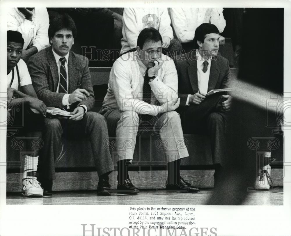 1989 Press Photo Shaker Heights High head coach Bob Wonson - cvb72209 - Historic Images