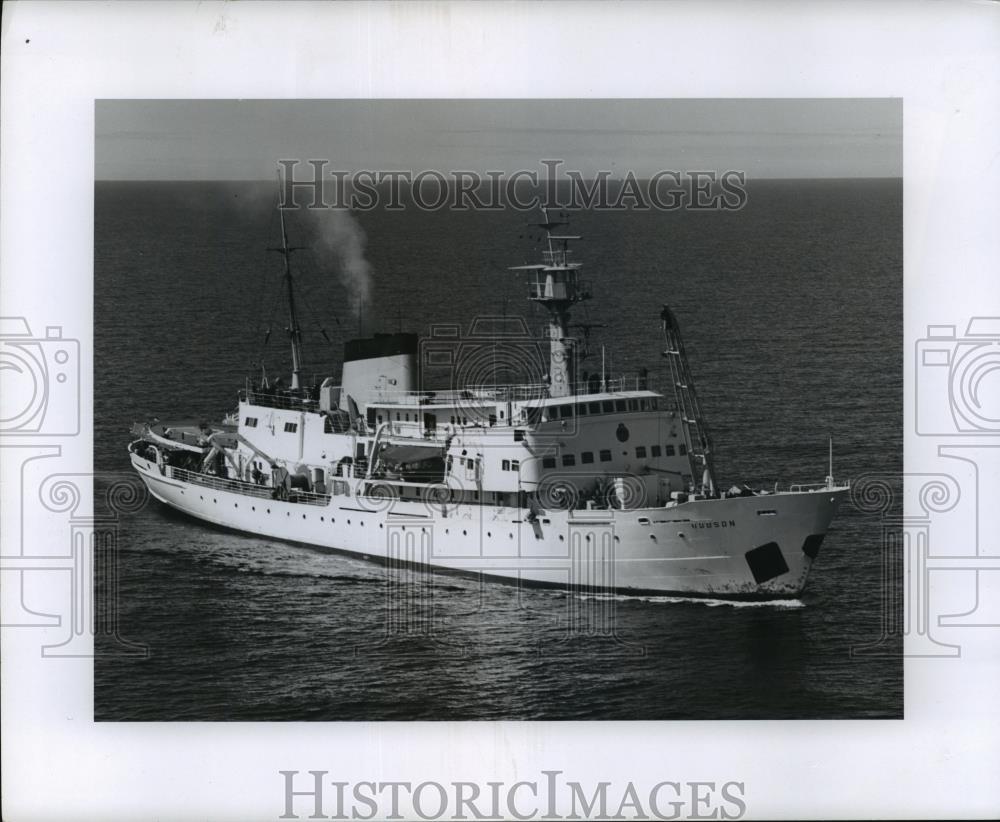1970 Press Photo CSS Hudson ship at sea - cvb72223 - Historic Images