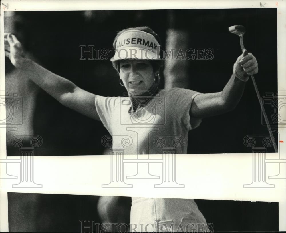 1981 Press Photo Donna Caponi on her way to a bogey on 15 - cvb72294 - Historic Images