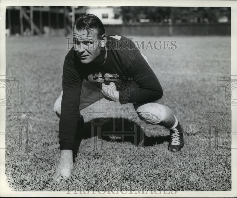 1941 Press Photo Bill Davis - Cardinals Tackle - cvb72302 - Historic Images