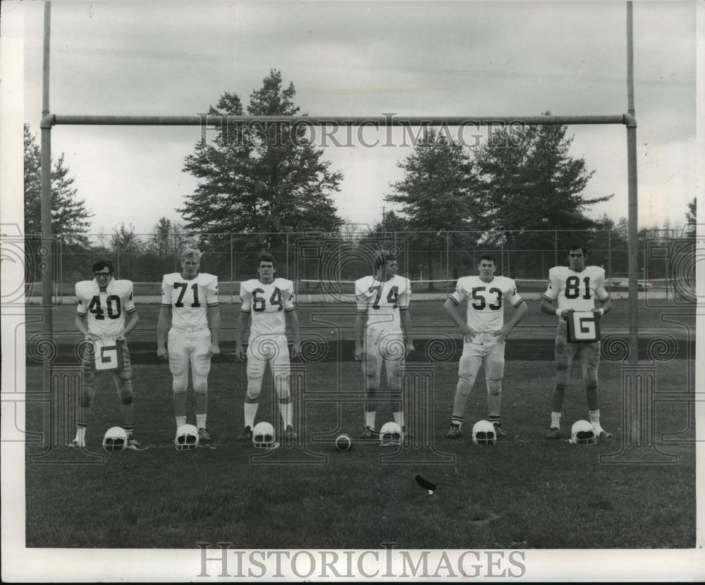 1970 Press Photo Westlake High Football players - cvb72320 - Historic Images