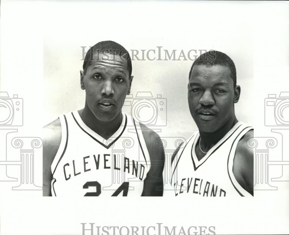 1985 Press Photo Cleveland State Basketball team- - cvb72420 - Historic Images