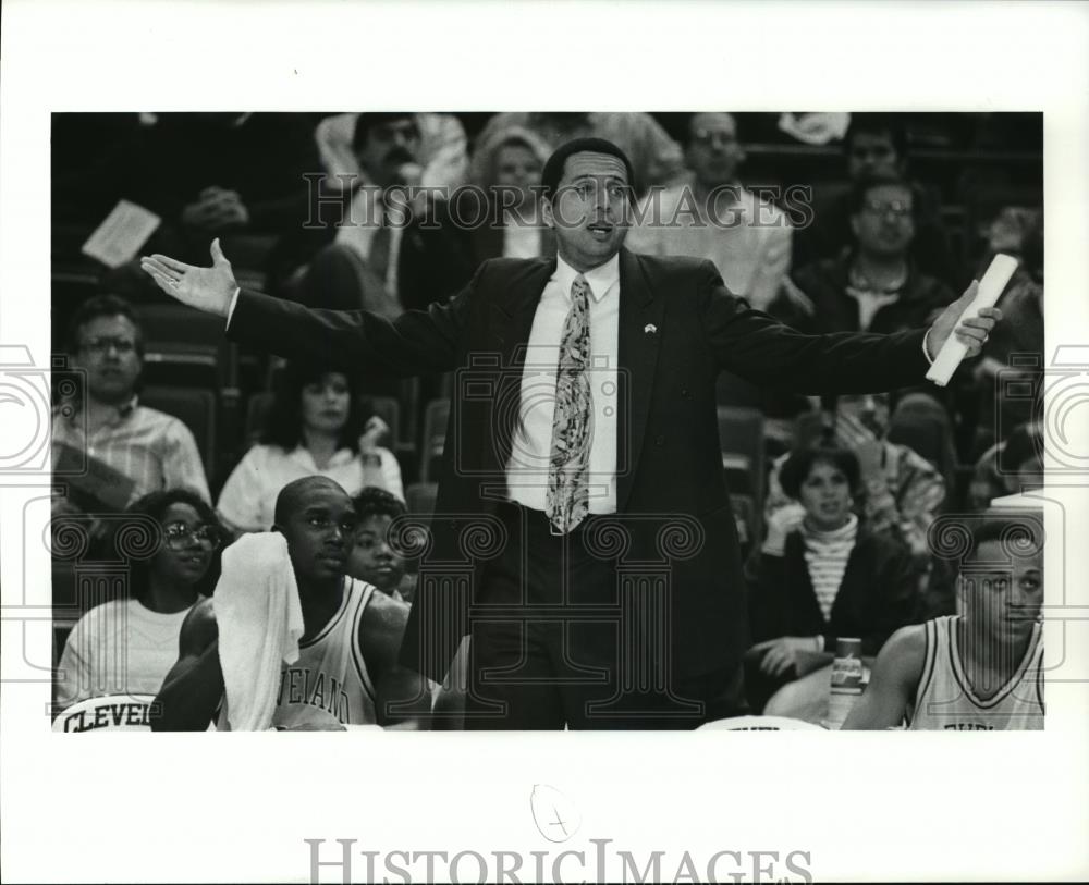 1991 Press Photo CSU Basketball Coach Mike Boyd - cvb72463 - Historic Images