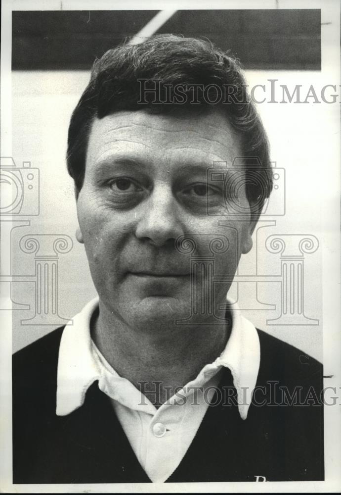 1982 Press Photo Bay Basketball Coach, Rich Voiers - cvb72515 - Historic Images