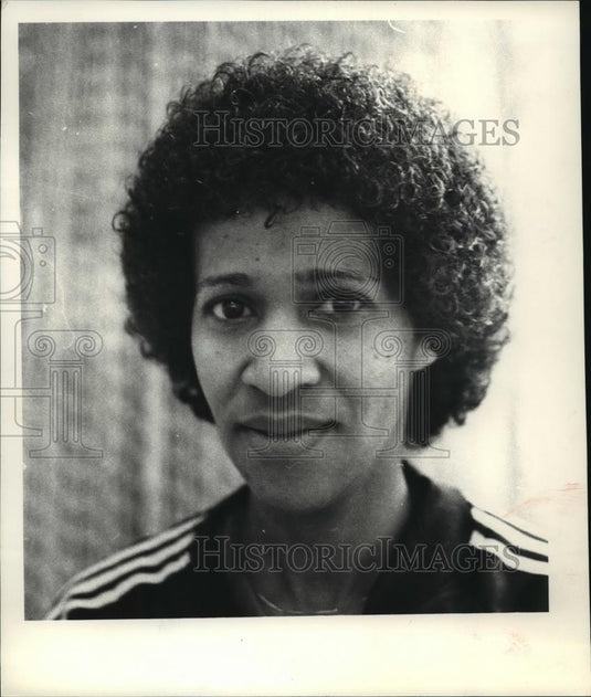Press Photo Edith Spivey Shaw Girls Basketball Coach. - cvb72533 - Historic Images
