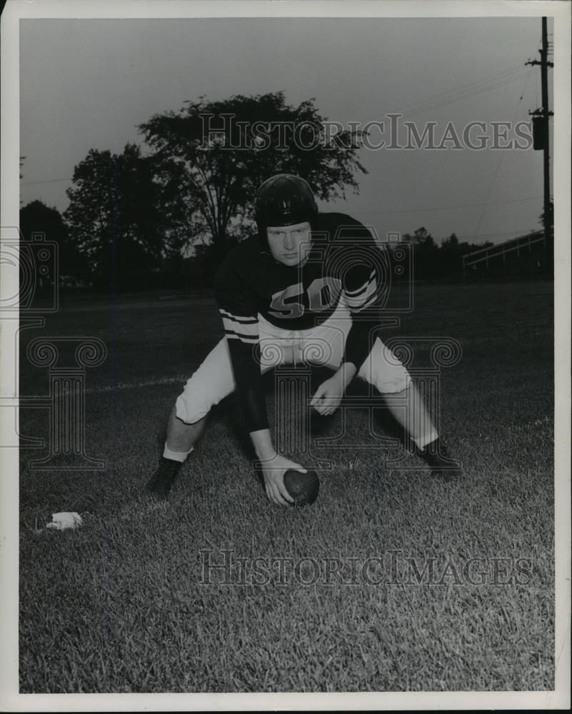 1947 Press Photo Keith Ryan - Center Baldwin Wallace Football - cvb72627 - Historic Images