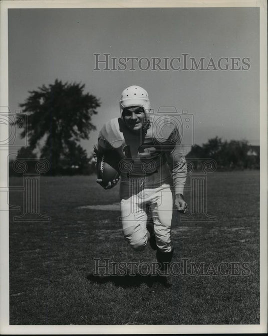 1949 Press Photo Tom Phillips LHB Baldwin Wallace College - cvb72634 - Historic Images