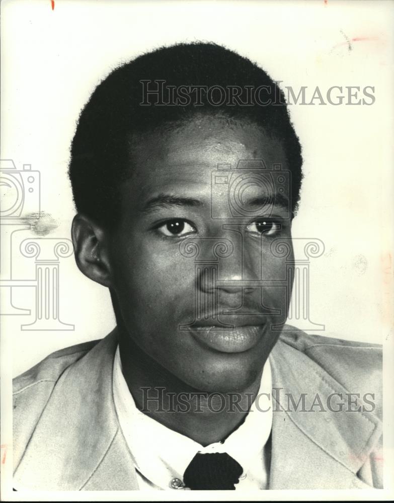 1980 Press Photo Brad Seller of Warrensville High Basketball - cvb72651 - Historic Images