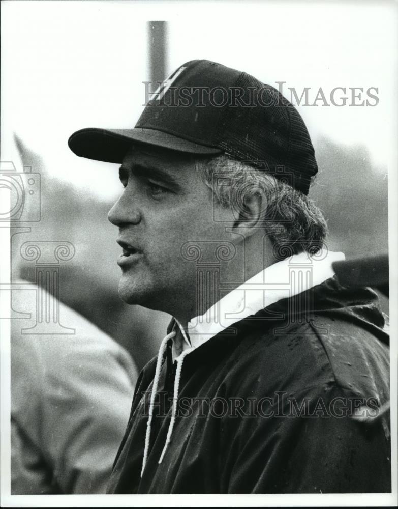 1991 Press Photo Mike Glaser, Head Football Coach Cleveland Heights High School - Historic Images