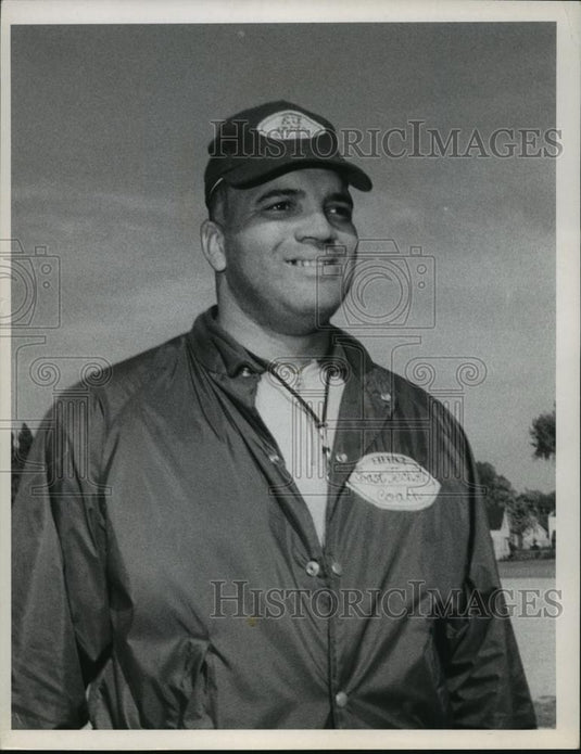 1967 Press Photo Ed Merchant, East Tech head coach. - cvb72712 - Historic Images