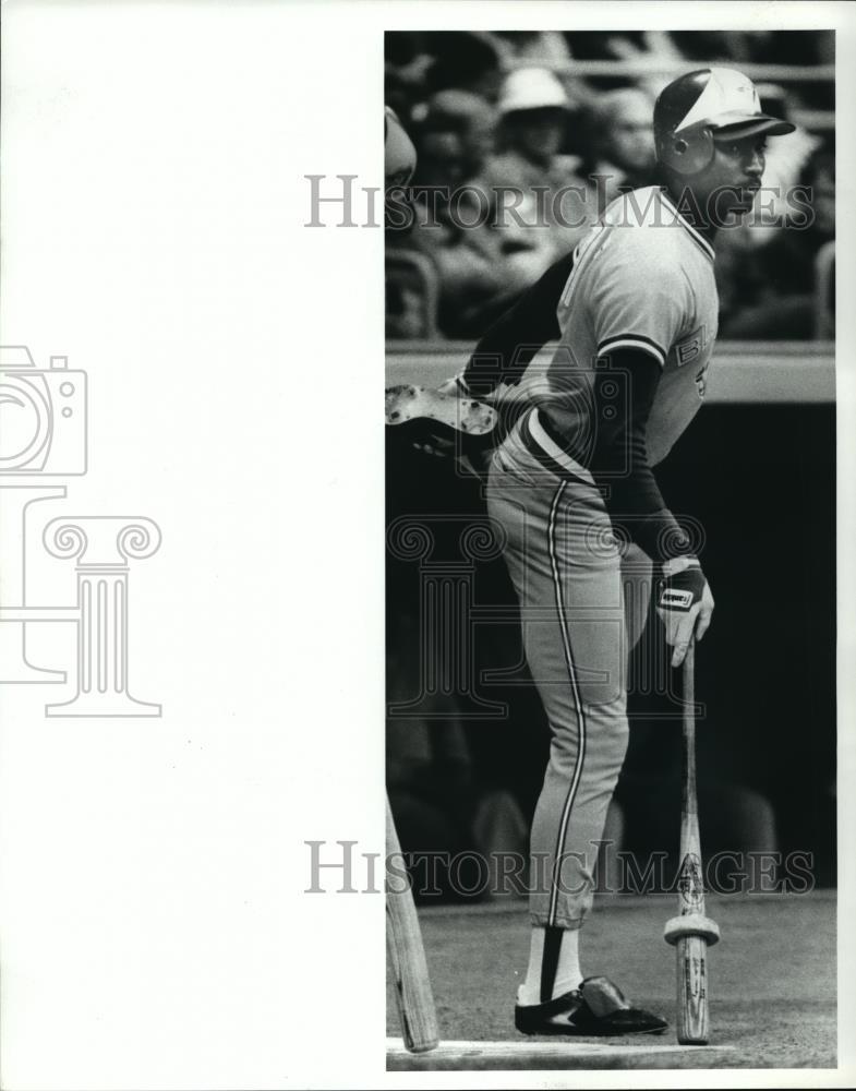 1985 Press Photo Baseball player Lloyd Moseby - cvb72743 - Historic Images