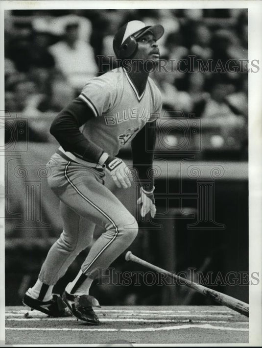 1985 Press Photo Lloyd Moseby Toronto Blue Jays - cvb72760 - Historic Images