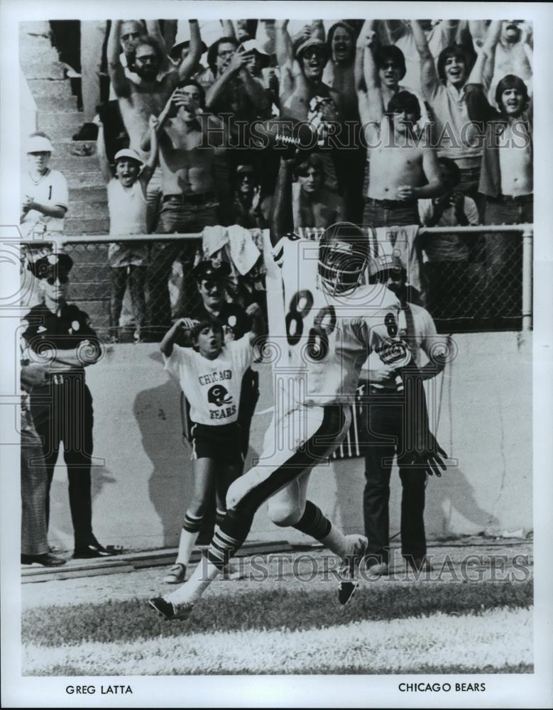 Press Photo Greg Latta Chicago Bears - cvb72774 - Historic Images