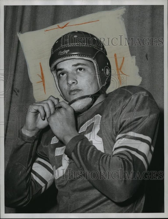 1952 Press Photo Jack Haffey, Benedictine football guard - cvb72847 - Historic Images