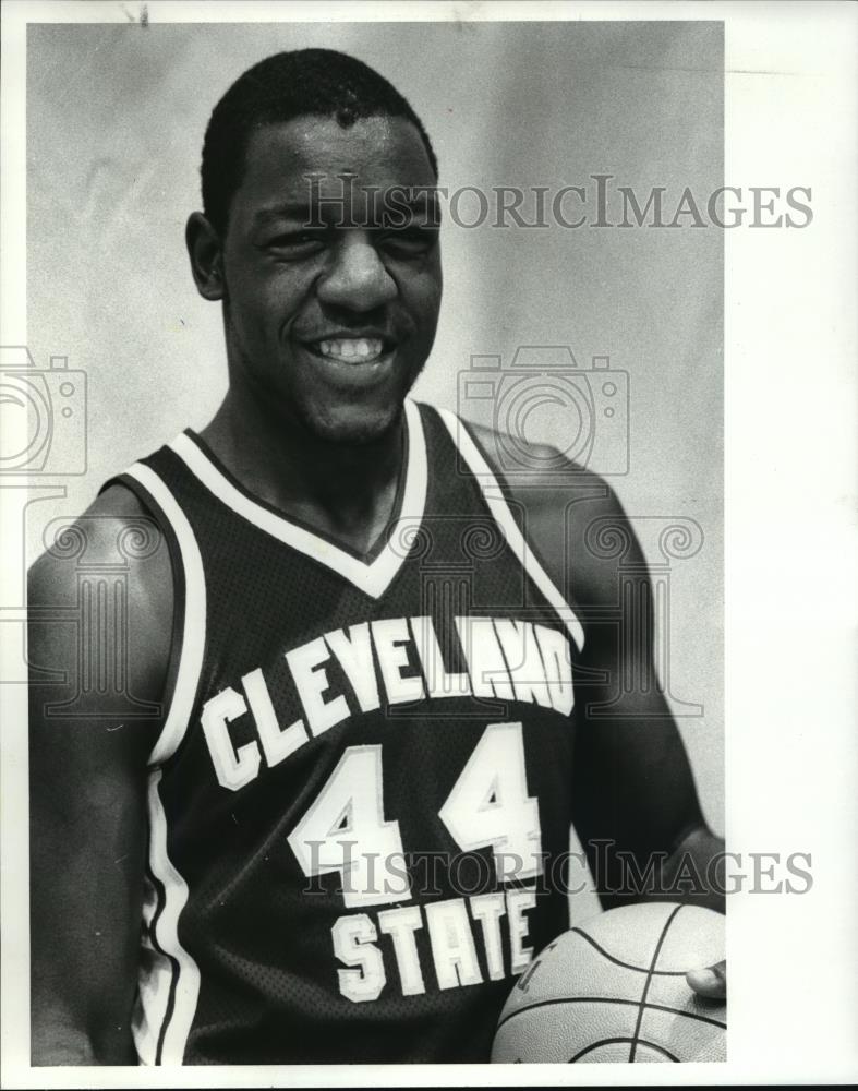 Press Photo CSU Basketball player-Clinton Ransey, 1984-85 - cvb72904 - Historic Images