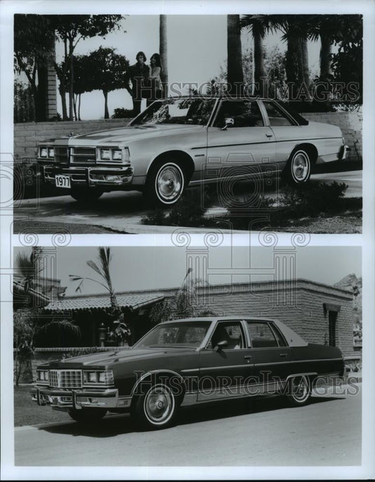 1977 Press Photo Pontiac 1977 Catalina and Bonneville - cvb73106 - Historic Images