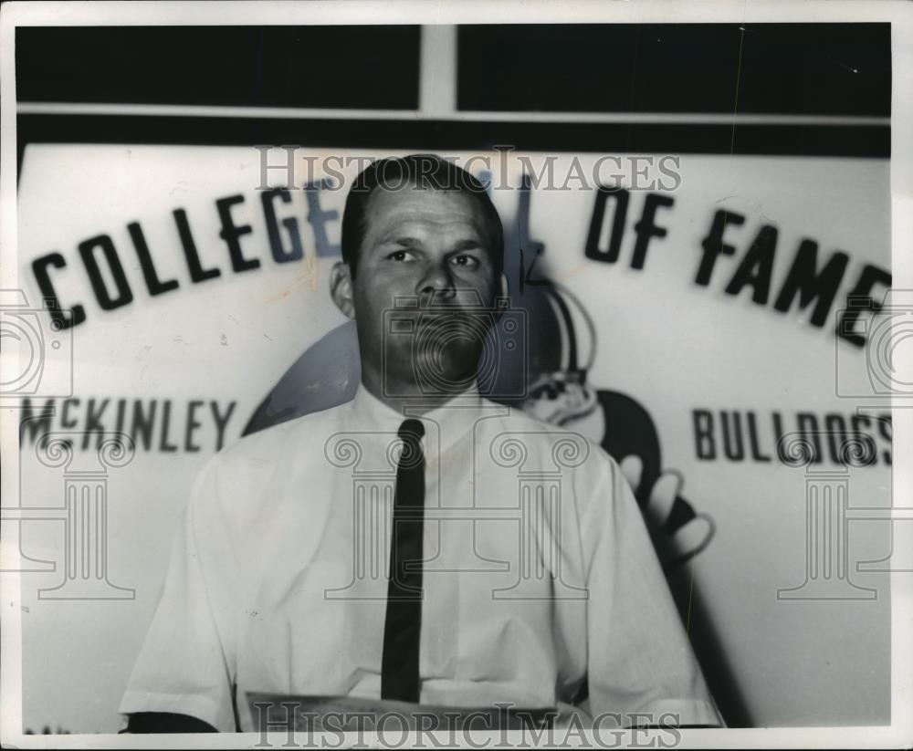 1970 Press Photo John Brideweser McKinley High School Football Coach - cvb73146 - Historic Images