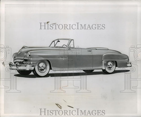 1952 Press Photo 1952 De Soto Firedome Convertible. - cvb73212 - Historic Images