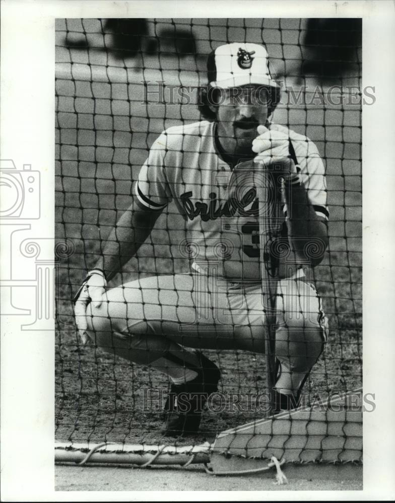 1982 Press Photo Baltimore baseball-John Lowenstein - cvb73331 - Historic Images