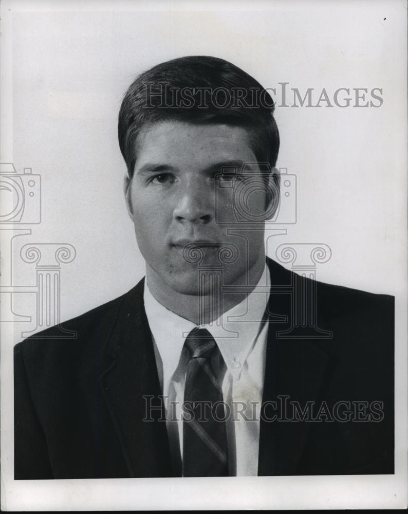 1969 Press Photo Tom Wadsworth-Collinwood Football team to go to Yale - Historic Images