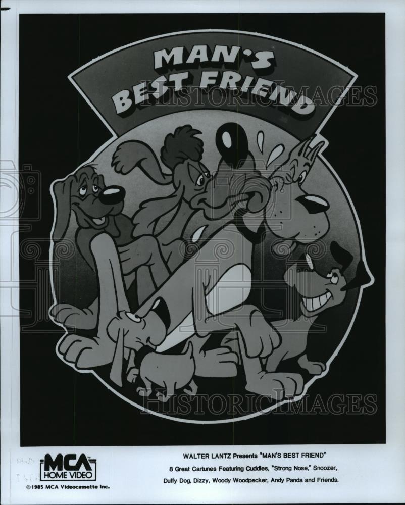 1985 Press Photo Walter Lantz Presents Man&#39;s Best Friend - cvb75734 - Historic Images