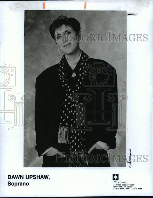 1999 Press Photo Dawn Upshaw, Soprano - cvb75749 - Historic Images