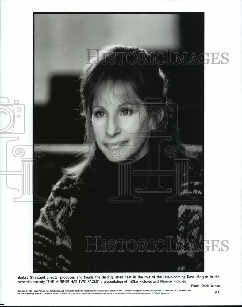 1996 Press Photo Barbara Streisand of The Mirror Has Two Faces - cvb75768 - Historic Images