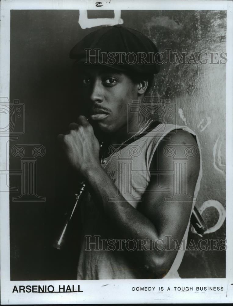 1984 Press Photo Arsenio Hall, Comedy Is A Tough Business - cvb75861 - Historic Images