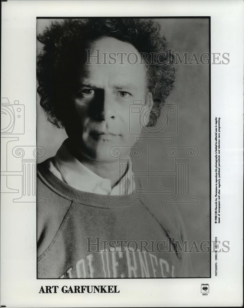 1988 Press Photo Singer Art Garfunkel - cvb75877 - Historic Images