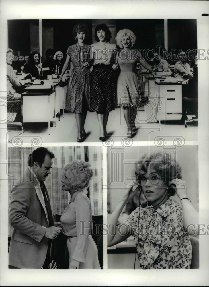 1980 Press Photo Jane Fonda, Lily Tomlin and Dolly Parton in 9 to 5. - cvp98189 - Historic Images