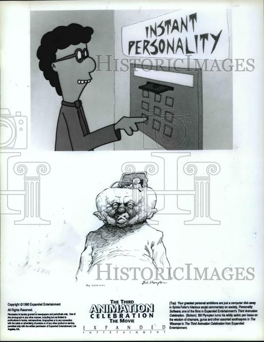 1991 Press Photo Scenes from The Third Animation Celebration The Movie. - Historic Images